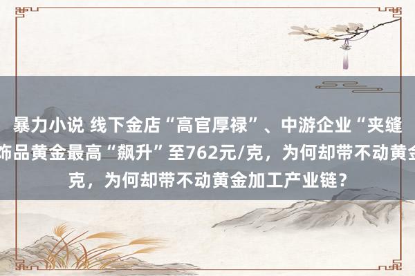 暴力小说 线下金店“高官厚禄”、中游企业“夹缝求生”??国内饰品黄金最高“飙升”至762元/克，为何却带不动黄金加工产业链？