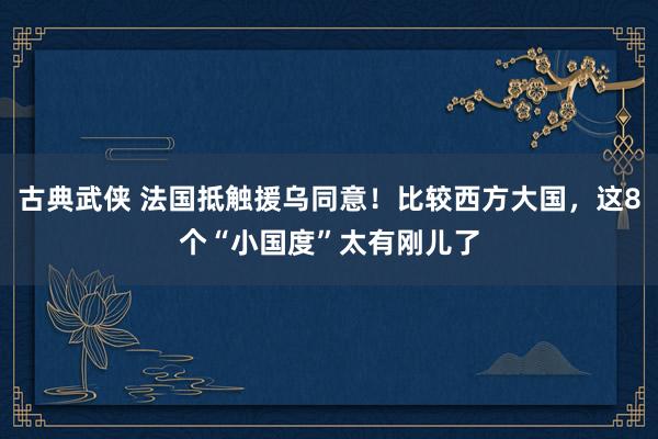 古典武侠 法国抵触援乌同意！比较西方大国，这8个“小国度”太有刚儿了