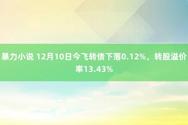 暴力小说 12月10日今飞转债下落0.12%，转股溢价率13.43%