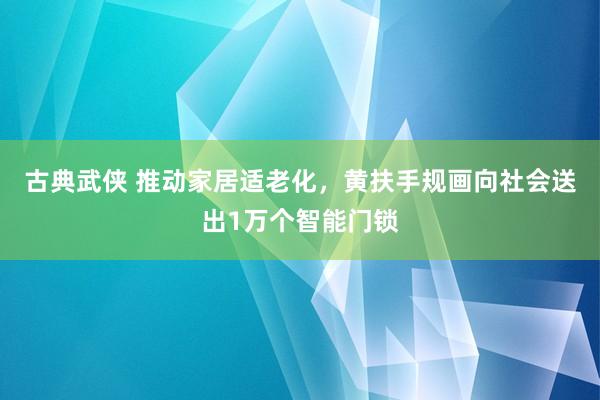 古典武侠 推动家居适老化，黄扶手规画向社会送出1万个智能门锁