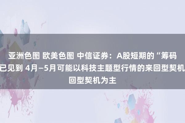 亚洲色图 欧美色图 中信证券：A股短期的“筹码底”已见到 4月—5月可能以科技主题型行情的来回型契机为主